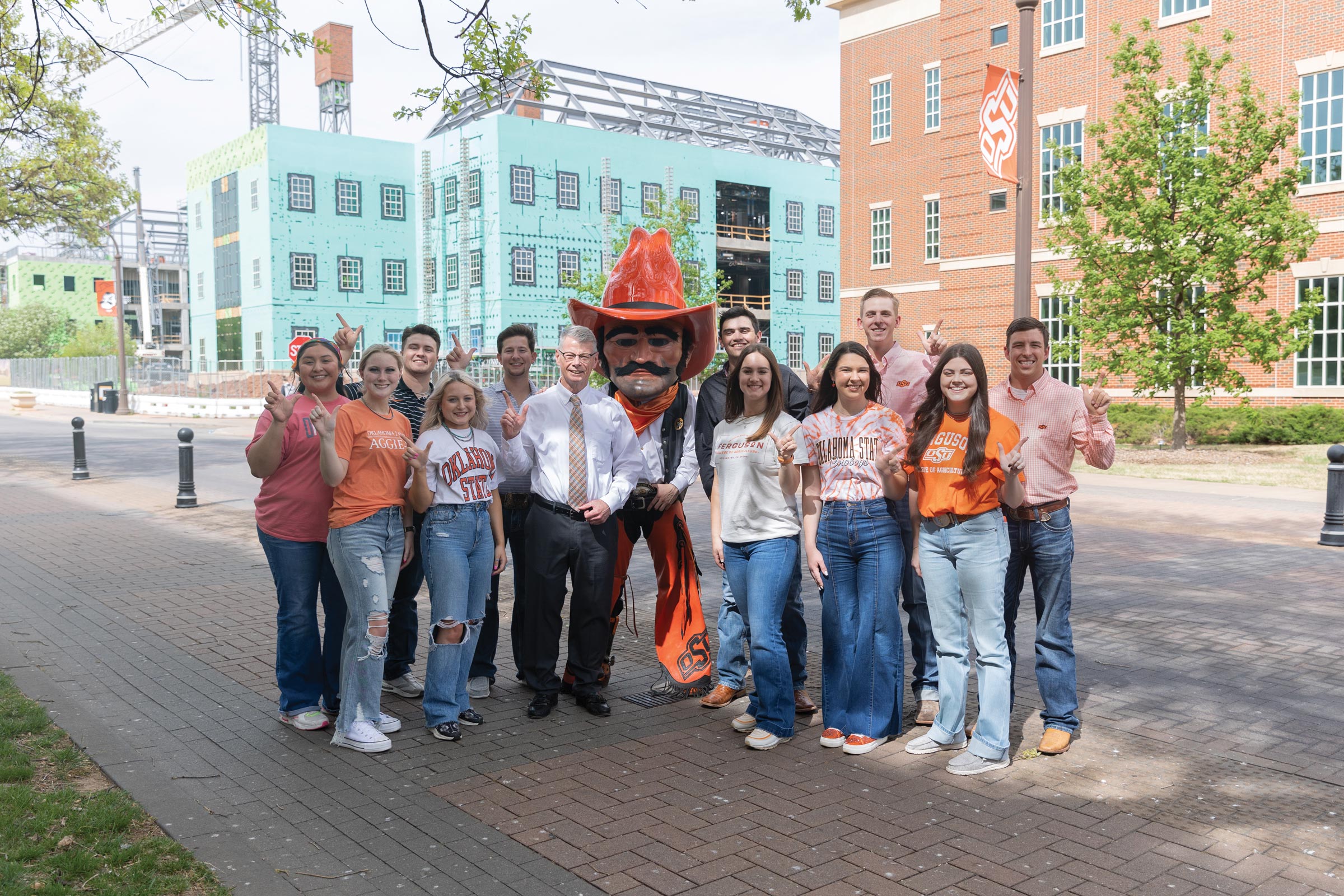 Dr. Tom Coon with students