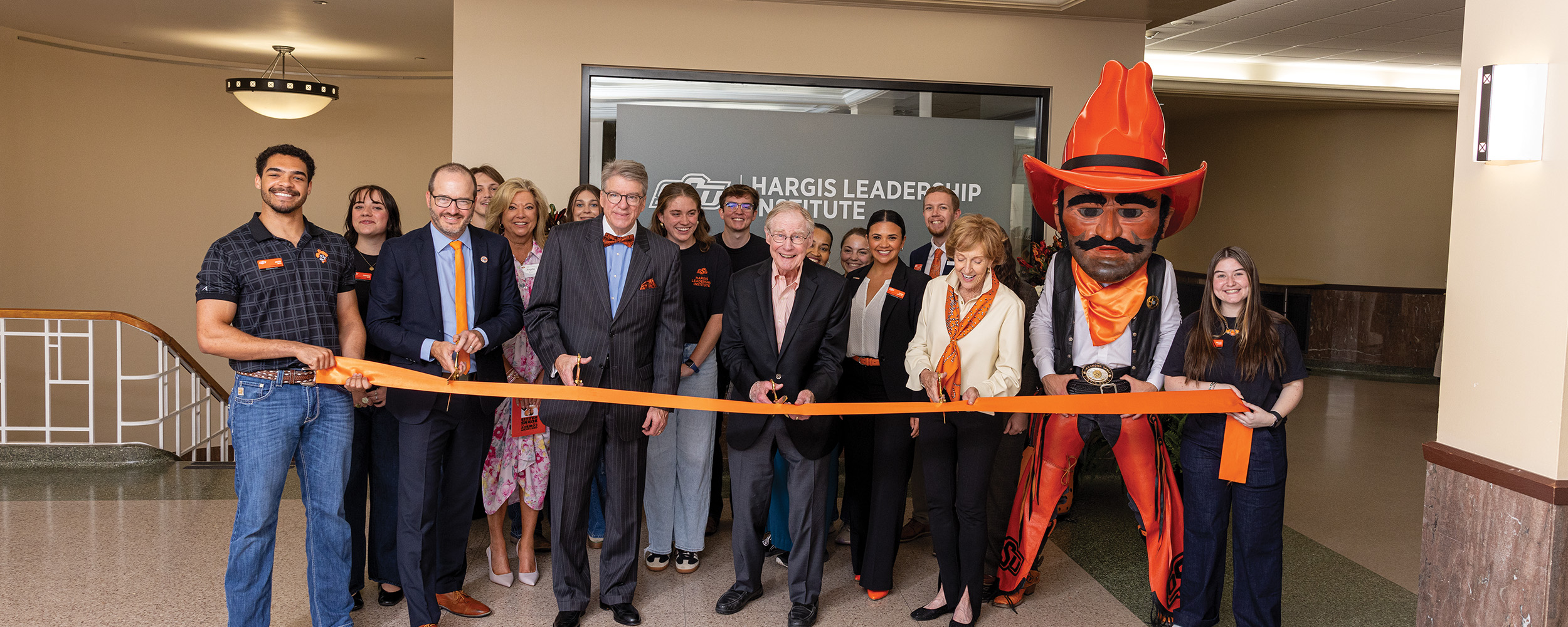 Legacy of Leadership: Hargis Leadership Institute celebrates Burns and Ann Hargis with newly renovated space