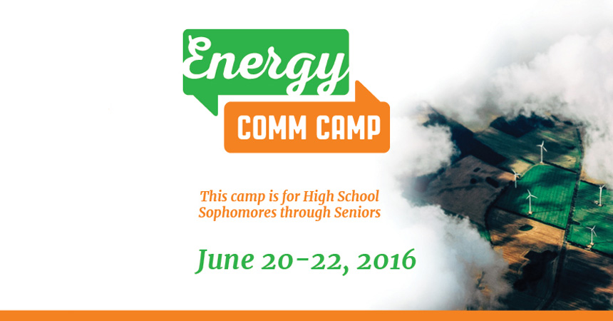 Energy Comm Camp flyer