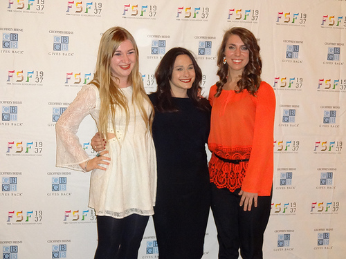 Scholarship recipients from left Christine Corbin, Bonnie Nabors and Moriah Slavens