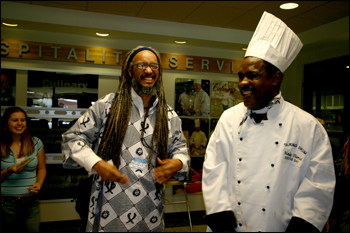 Professor Al Shabazz and Chef Monday Thomas