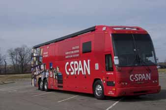 Tour the C-SPAN bus on Tuesday from 10:30 a.m. - noon.