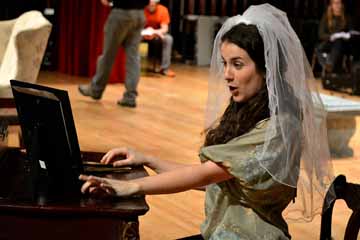 Lydia Bechtel rehearses for her role as Figaro’s bride-to-be, Susanna, in the OSU Opera production of Mozart’s “Le Nozze di Figaro” (“The Marriage of Figaro”) set for Feb. 7-8.