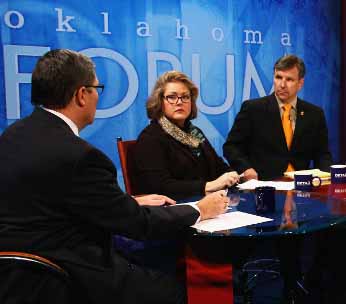 Dr. Brandon Lenoir (on right) with OSU is on this week's Oklahoma Forum panel.