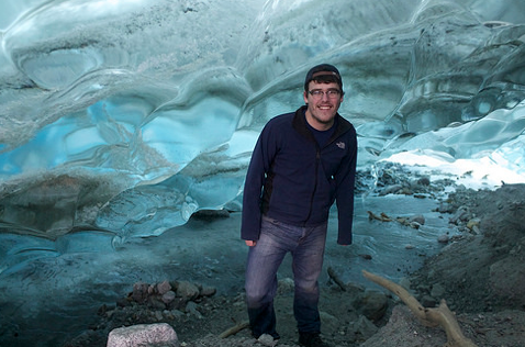 OSU liberal studies junior, Lucas McCamon, spent the spring 2013 semester at the University of Alaska Southeast in Juneau, Alaska. During his free time, McCamon embraced the environmental landscape by ice climbing in addition to many other outdoor activities.