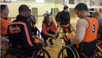 The OSU Wheelchair Basketball Team, the Spokes, will take on varsity players at the annual bash on Tuesday.