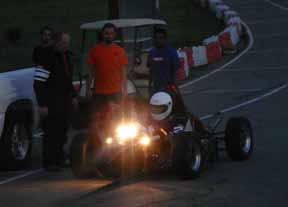 Racing in the dark...