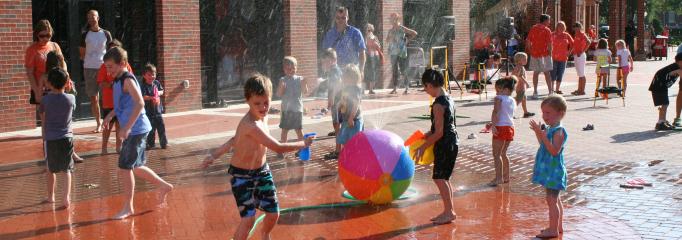 summer on the plaza